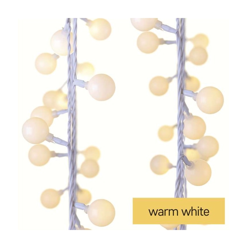 LED-Weihnachtskette für den Außenbereich 40xLED/9m IP44 warmweiß