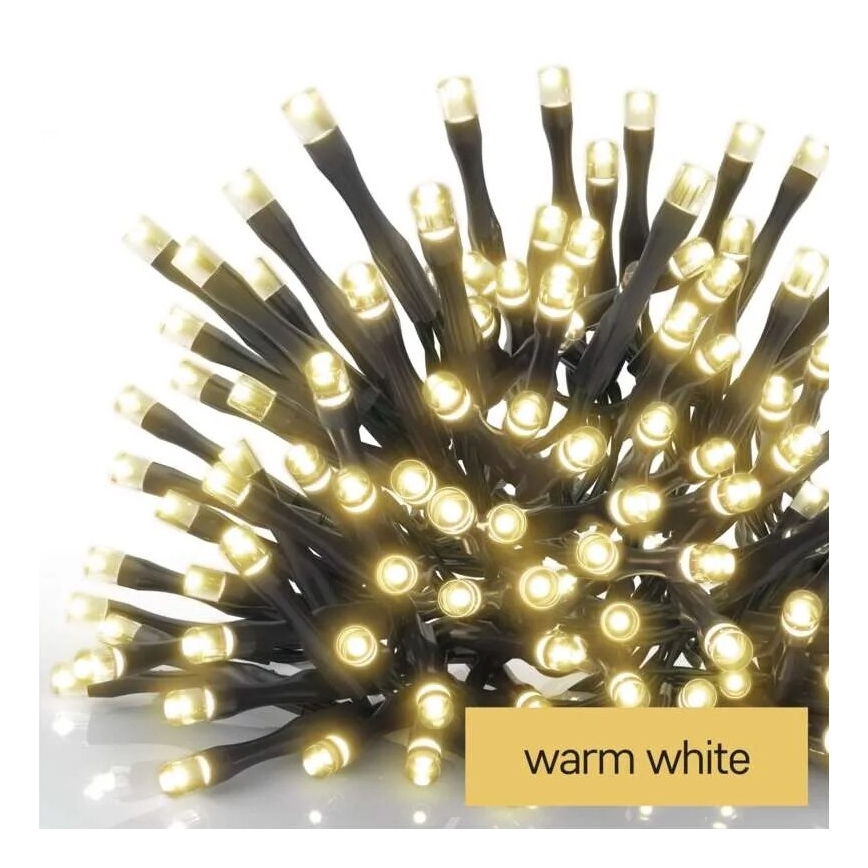 LED-Weihnachtskette für den Außenbereich 50xLED/5m IP44 warmweiβ