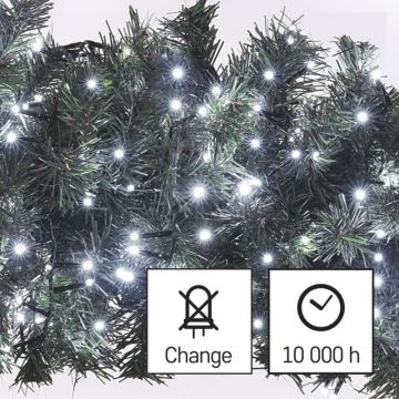 LED-Weihnachtskette für den Außenbereich 600xLED/17m IP44 kaltweiß