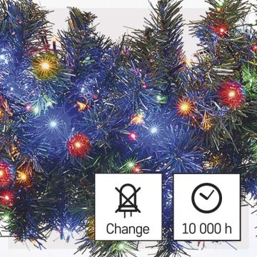 LED-Weihnachtskette für den Außenbereich 600xLED/17m IP44 multicolor