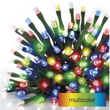 LED-Weihnachtskette für den Außenbereich 80xLED/13m IP44 multicolor