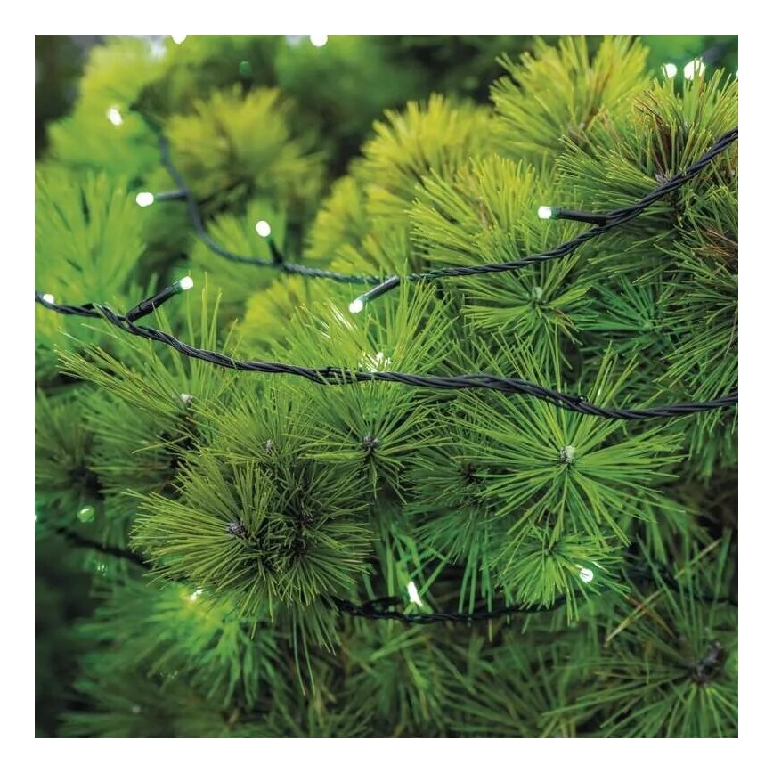 LED-Weihnachtslichterkette für den Außenbereich 100xLED/10m IP44 grün