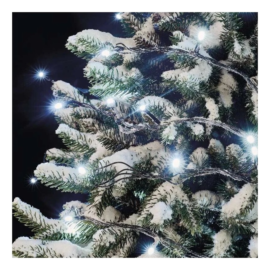 LED-Weihnachtslichterkette für den Außenbereich 100xLED/10m IP44 kaltweiß