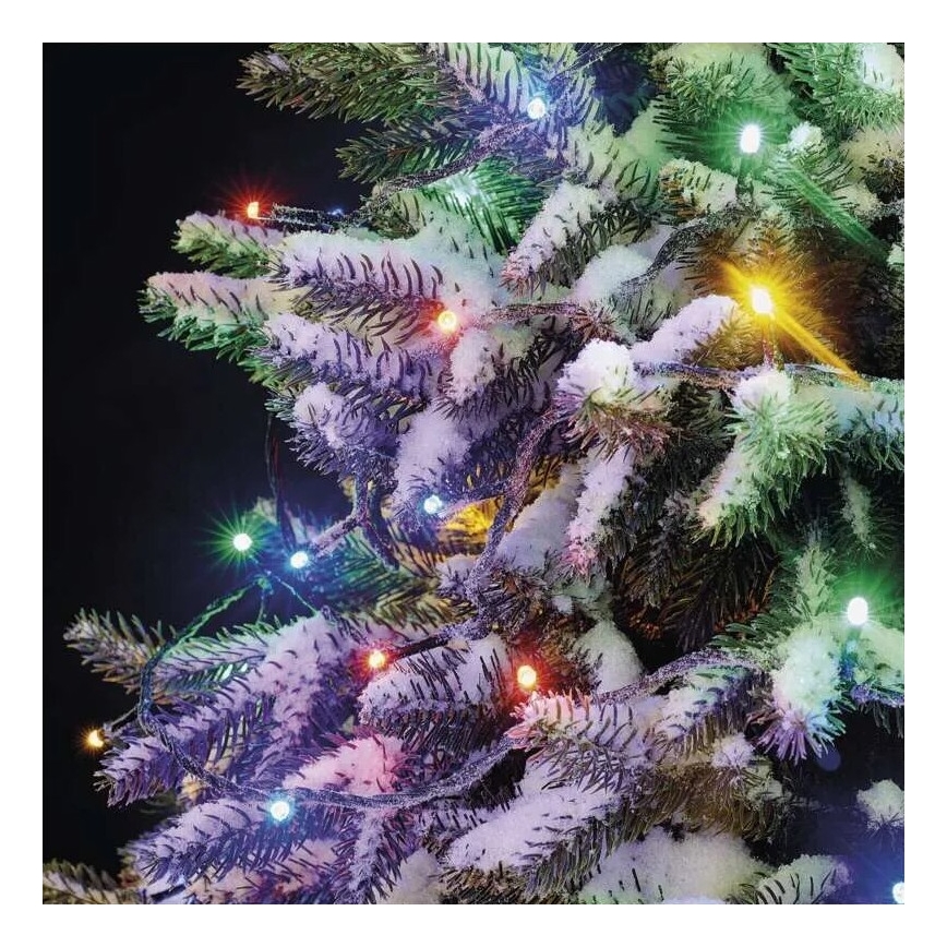 LED-Weihnachtslichterkette für den Außenbereich 100xLED/10m IP44 mehrfarbig