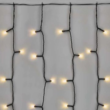 LED-Weihnachtslichterkette für den Außenbereich 100xLED/1x2m IP44 warmweiβ