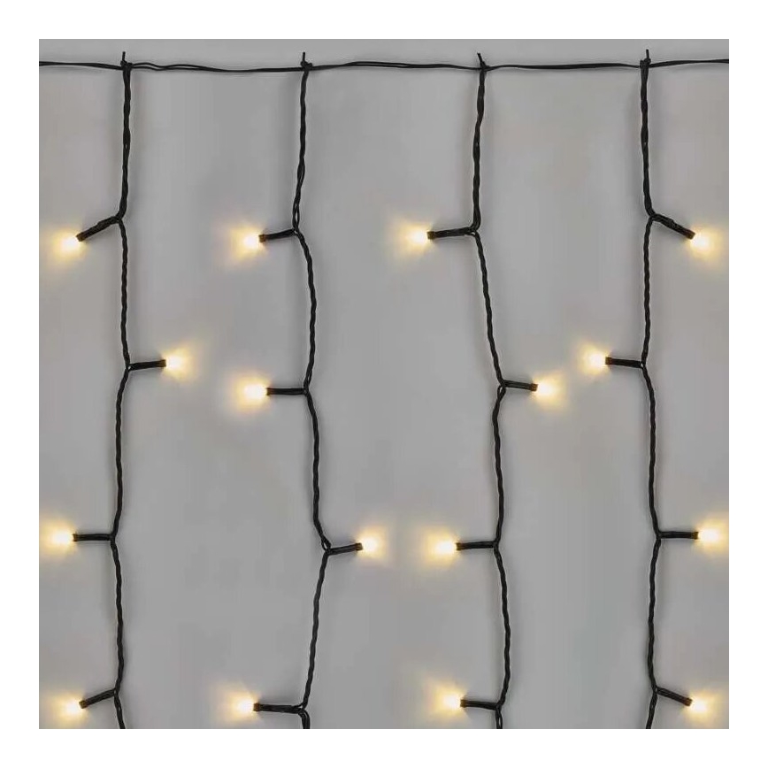 LED-Weihnachtslichterkette für den Außenbereich 100xLED/1x2m IP44 warmweiβ