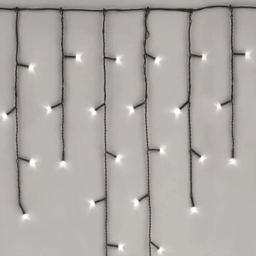 LED-Weihnachtslichterkette für den Außenbereich 100xLED/2,5x0,9m IP44 kaltweiß