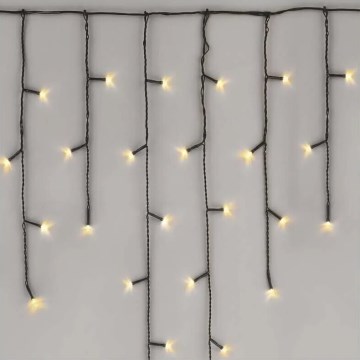 LED-Weihnachtslichterkette für den Außenbereich 100xLED/2,5x0,9m IP44 warmweiβ