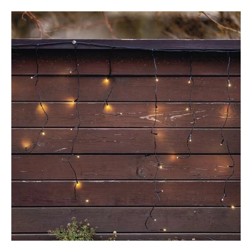 LED-Weihnachtslichterkette für den Außenbereich 100xLED/2,5x0,9m IP44 warmweiβ