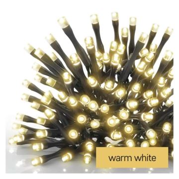 LED-Weihnachtslichterkette für den Außenbereich 100xLED/2,5x0,9m IP44 warmweiβ