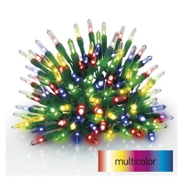 LED-Weihnachtslichterkette für den Außenbereich 150xLED/27,35m IP44 mehrfarbig