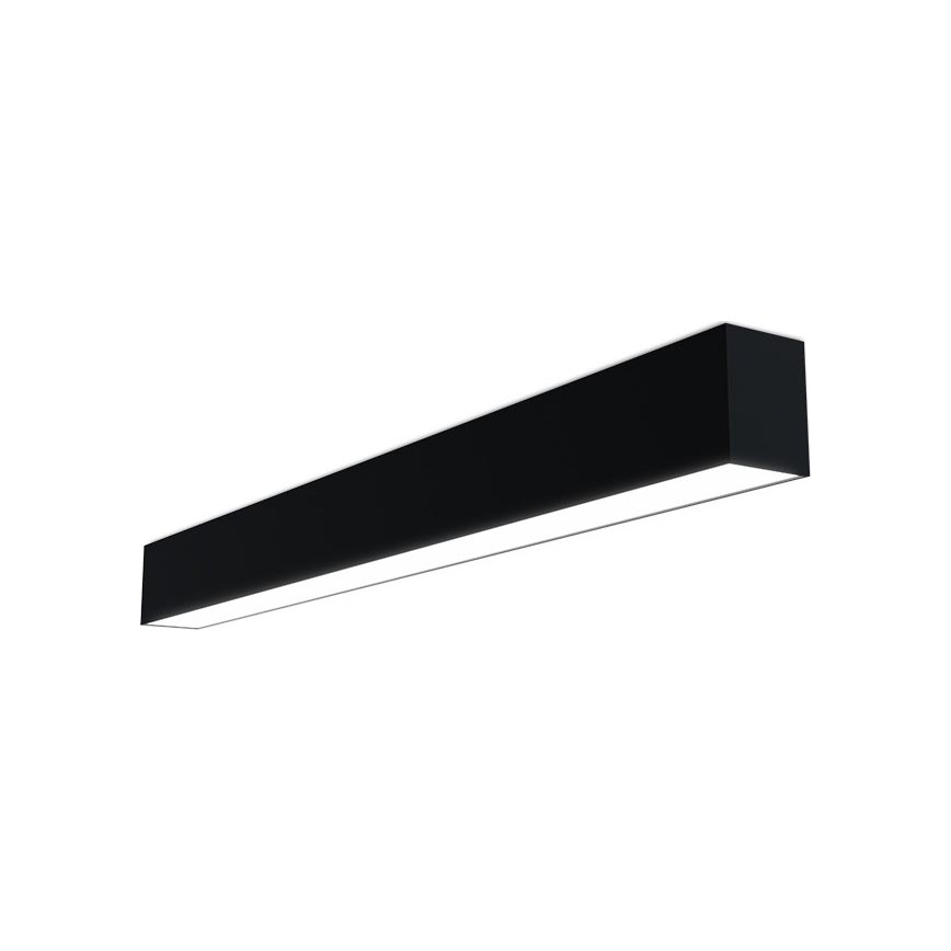 LED2 - LED-Deckenleuchte LINO LED/24W/230V 3000K/3500K/4000K schwarz 90 cm