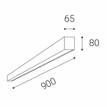 LED2 - LED-Deckenleuchte LINO LED/24W/230V 3000K/3500K/4000K weiß 90 cm