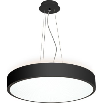 LED2 - LED-Hängeleuchte an Schnur ROTO LED/48W/230V 2700K/3300K/4000K IP40 schwarz d 40 cm