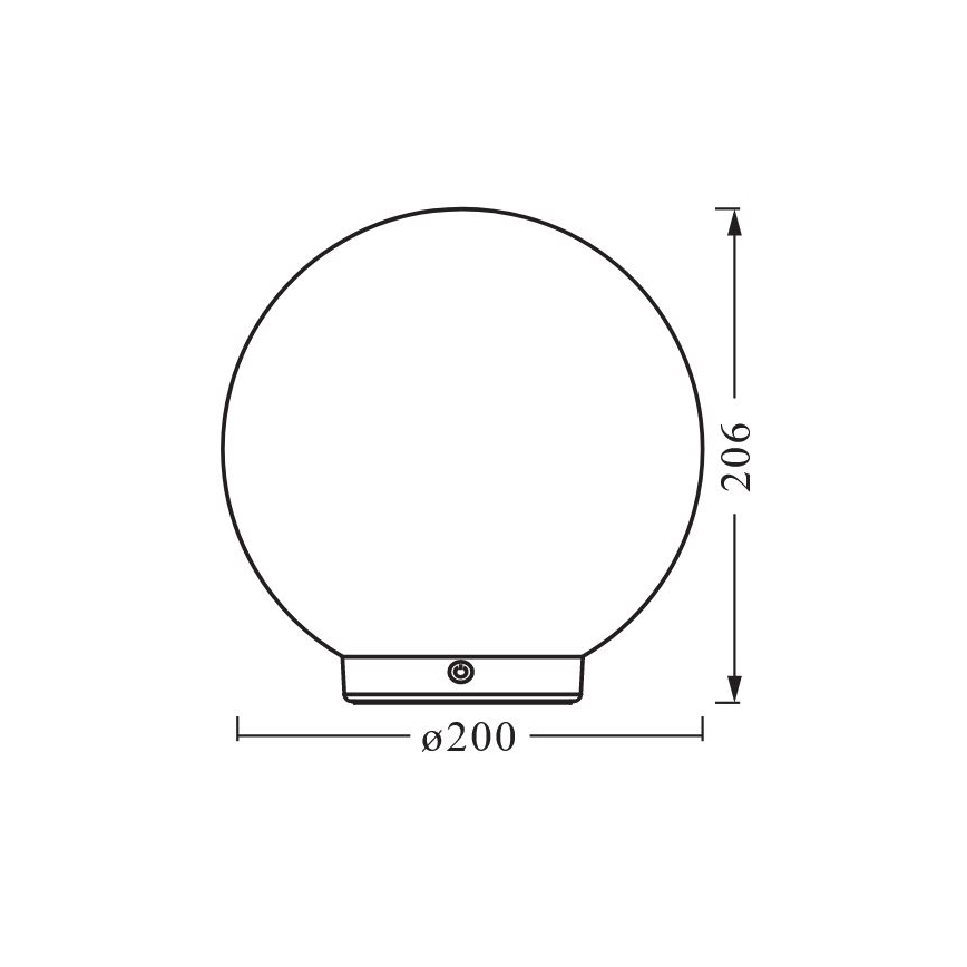 Ledvance - Dimm- und aufladbare LED-RGBW-Tischleuchte SMART+ MAGIC LED/3,5W/5V 2200-6500K Wi-Fi