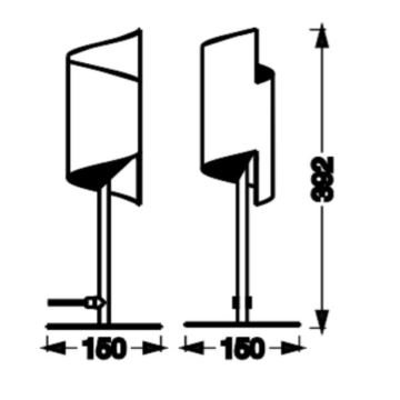 Ledvance - Dimmbare LED-Tischleuchte SMART+ DECOR TWIST LED/12W/230V 3000-6500K Wi-Fi weiß