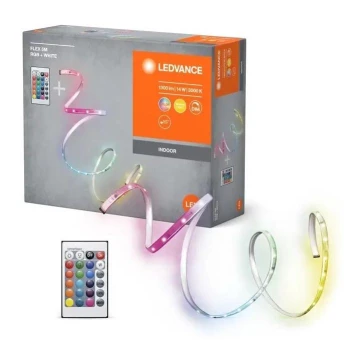 Ledvance - Dimmbarer LED-RGBW-Streifen FLEX 5m LED/14W/230V + Fernbedienung