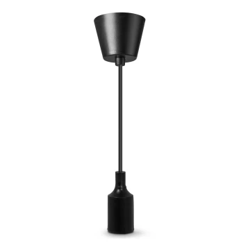 Ledvance - Hängeleuchte an Schnur PENDULUM BELL 1xE27/15W/230V schwarz