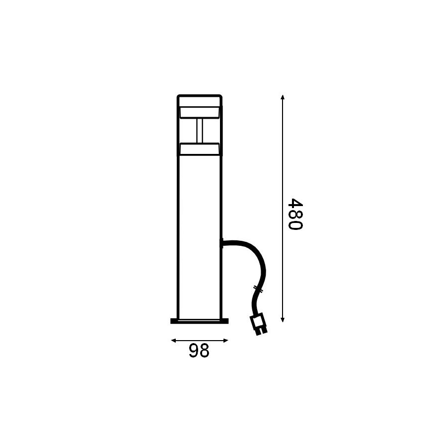 Ledvance - LED-Außenleuchte ENDURA HYBRID HAGEN LED/4W/12V IP44