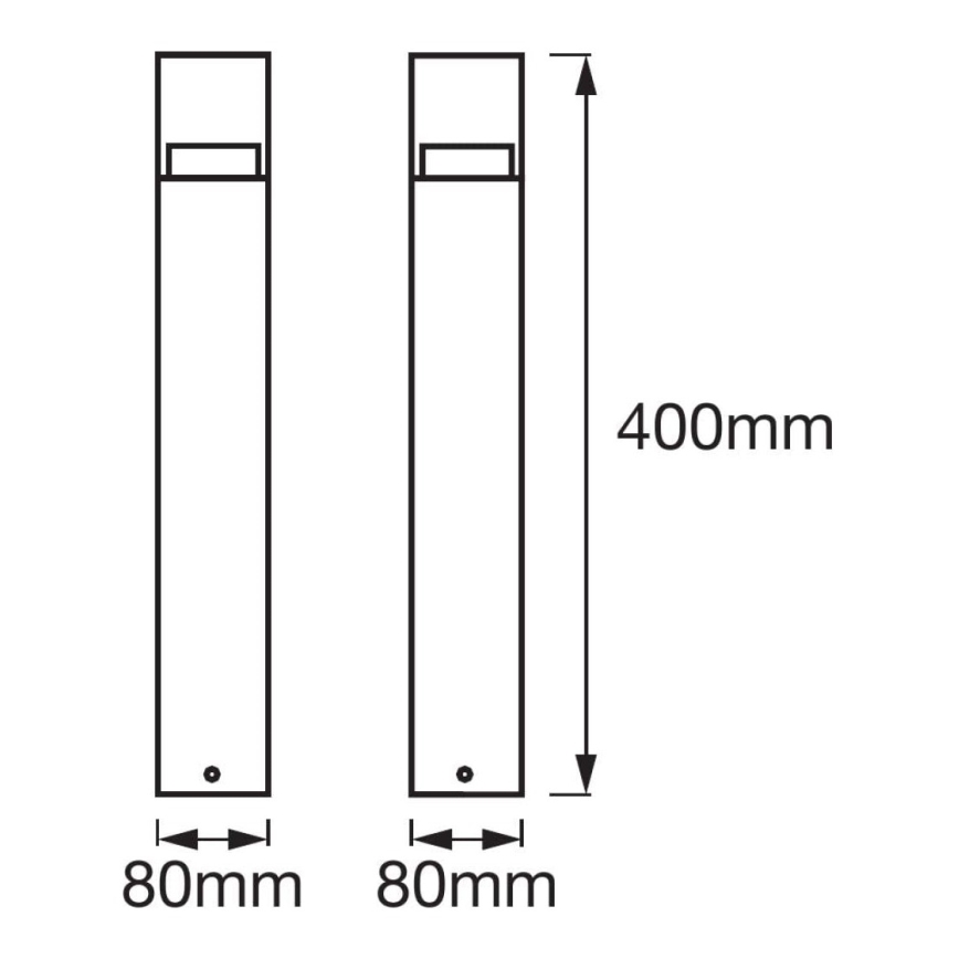 Ledvance - LED Auβenlampe CRYSTAL 1xLED/4,5W/230V IP44 40 cm