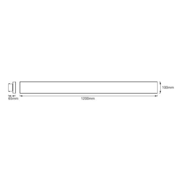 Ledvance - LED Deckenpaneel FRAMELESS LED/35W/230V 3000K
