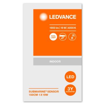 Ledvance - LED-Industrieleuchte mit Sensor SUBMARINE 1xG13/19W/230V IP65