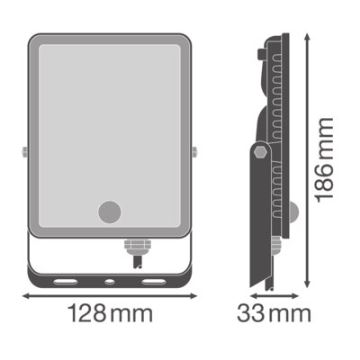 Ledvance – LED-Outdoor-Strahler mit Sensor FLOODLIGHT LED/30W/230V 6500K IP65