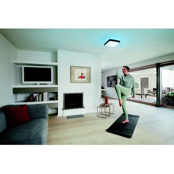 Ledvance - LED RGBW Dimmbare Deckenleuchte SMART+ ORBIS LED/28W/230V 3000-6500K Wi-Fi schwarz