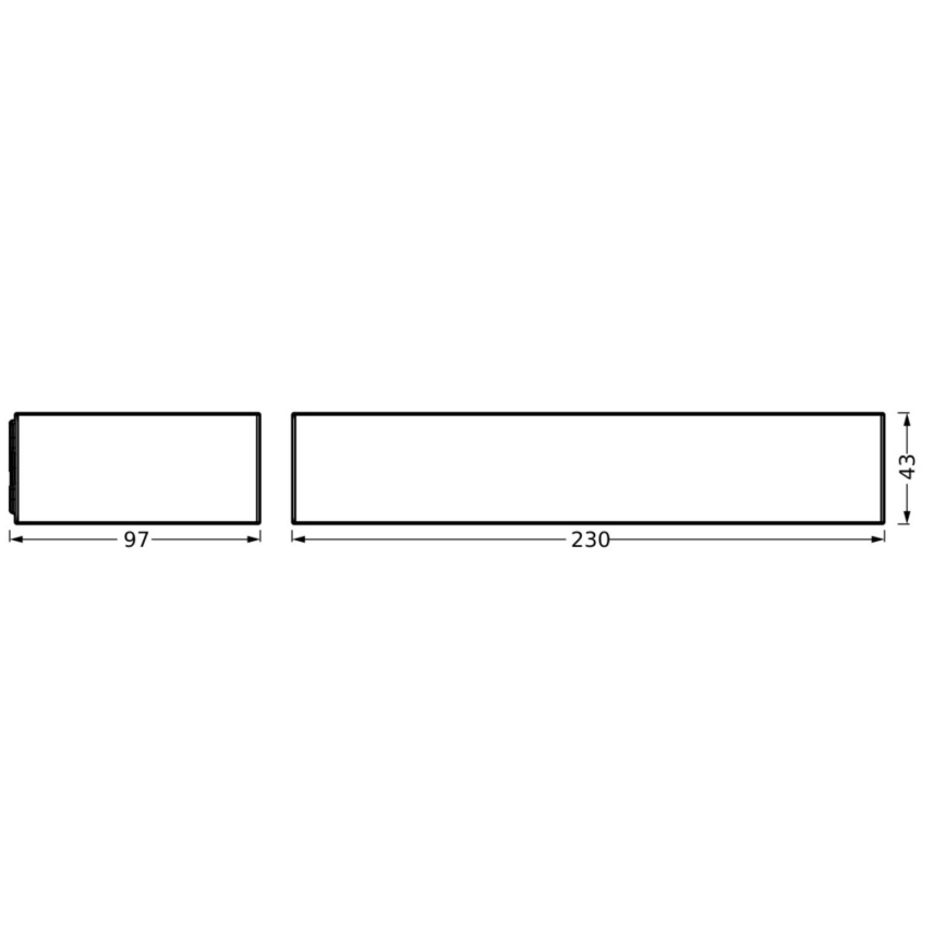 Ledvance - LED-Solarwandleuchte mit Sensor ENDURA SOLAR LED/6W/4,2V IP65