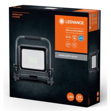 Ledvance - LED-Strahler für den Außenbereich WORKLIGHT R-STAND LED/30W/230V 6500K IP54