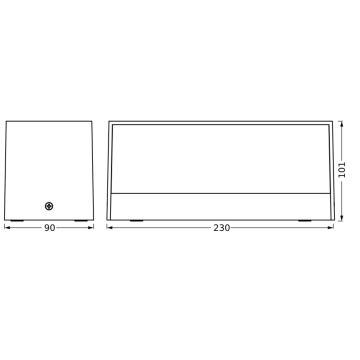 Ledvance - LED-Wandleuchte für den Außenbereich ENDURA STYLE IDRI 2xLED/6,25W/230V IP65