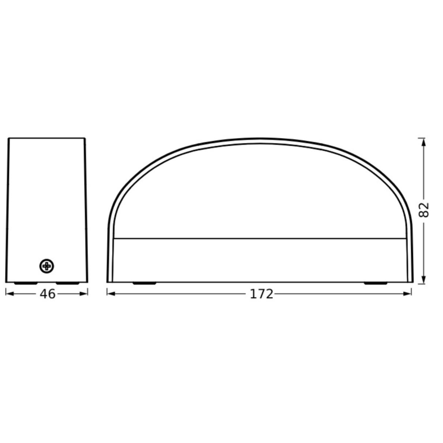 Ledvance - LED-Wandleuchte für den Außenbereich ENDURA STYLE ILAY 2xLED/3,8W/230V IP65