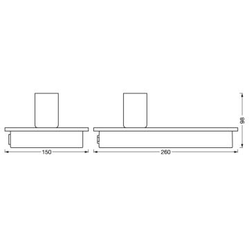Ledvance - Tischleuchte mit Touch-Funktion und USB-Anschluss DECOR WOOD 1xE27/8W/230V