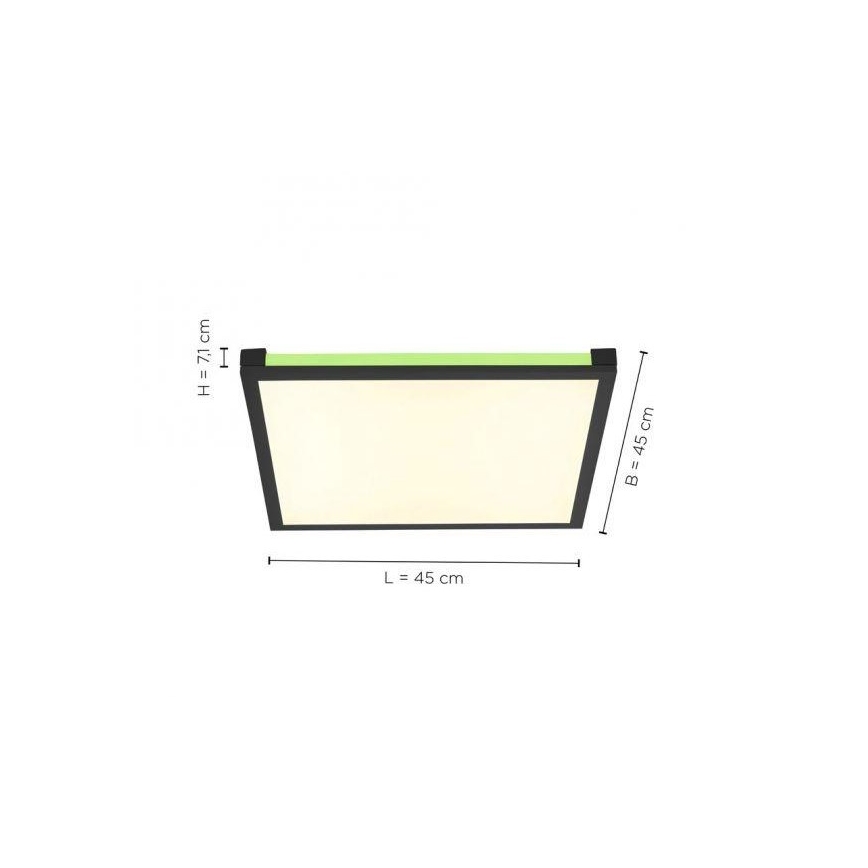 Leuchten Direkt 11621-18 - Dimmbare LED-RGB-Deckenleuchte MARIO LED/24W/230V 2700-5000K + FB