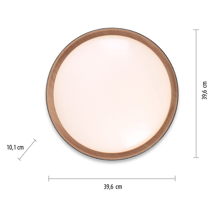 Leuchten Direkt 14347-18 – Dimmbare LED-Deckenleuchte EMILIA 28,8W/230V schwarz