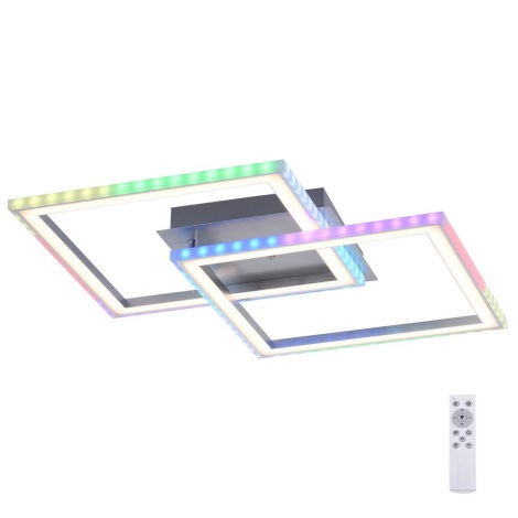 Leuchten Direkt 14634-55-LED Deckenleuchte FELIX RGB Dimmbare LED/26W/230V