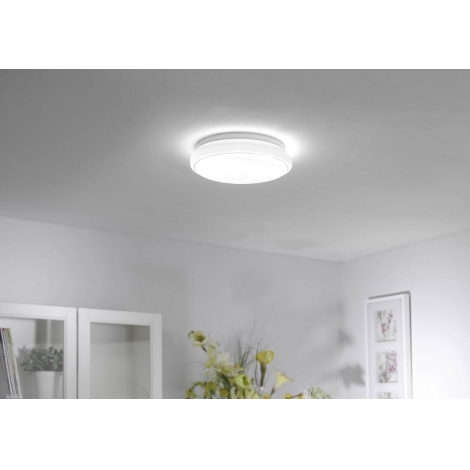 Leuchten Direkt 14659-18 - Plafonnier dimmable LED RGB LOLA LED