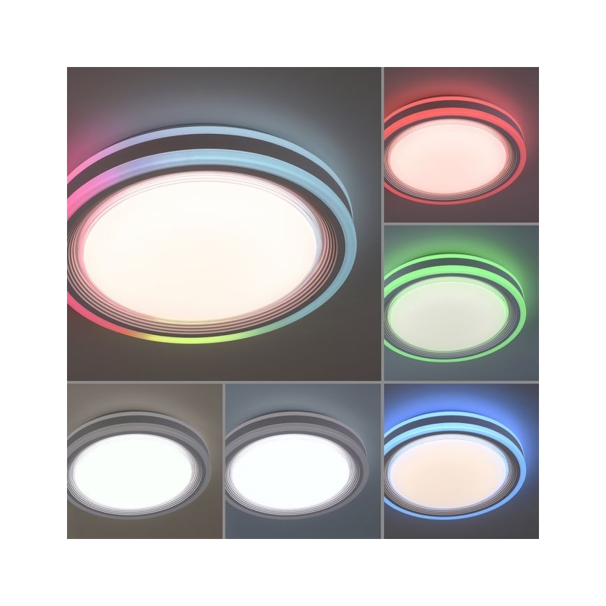 LED/18W/230V+ Leuchten Fernbedienung LED-RGBW-Leuchte | Direkt – 15152-16 Beleuchtun SPHERIC Dimmbare
