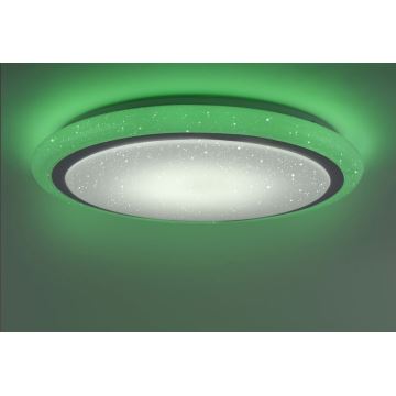 Leuchten Direkt 15230-16 - LED RGB Dimmbare Deckenleuchte LUISA LED/42W/230V 3000-6400K + Fernbedienung
