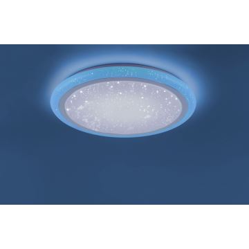 Leuchten Direkt 15230-16 - LED RGB Dimmbare Deckenleuchte LUISA LED/42W/230V 3000-6400K + Fernbedienung