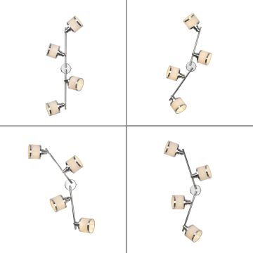 Leuchten Direkt 15374-17 - Strahler ACCOR 4xE14/25W/230V