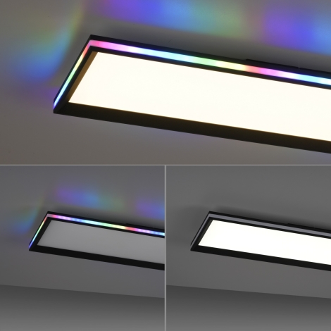 Leuchten Direkt 15557-18 - LED-RGB-Deckenleuchte GALACTICA + Fernbedienung | LED/43W/230V Beleuchtun