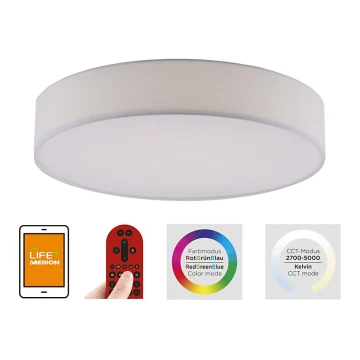 Leuchten Direkt 18428-16 - LED RGB Dimmbare Deckenleuchte LOLA LED/32W/230V Tuya + Fernbedienung