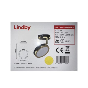 Lindby - LED-Strahler 1xGX53/6W/230V