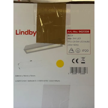 Lindby - LED Wandleuchte TJADA 3xG9/3W/230V