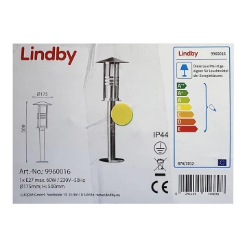 Lindby - Wandleuchte ERINA 1xE27/60W/230V IP44