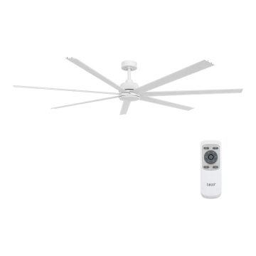 Lucci air 21610849 - Dimmbarer Deckenventilator ATLANTA 1xGX53/12W/230V weiß + Fernbedienung