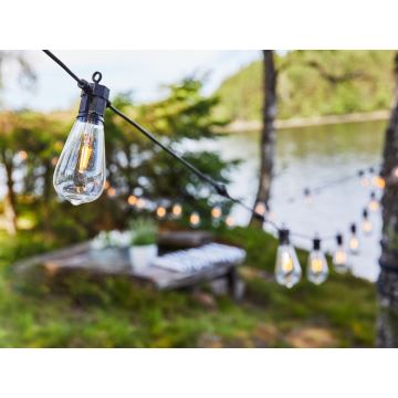 Markslöjd 107293 - LED-Outdoor-Lichterkette GARLAND GARDEN 10xLED 5,5m IP44