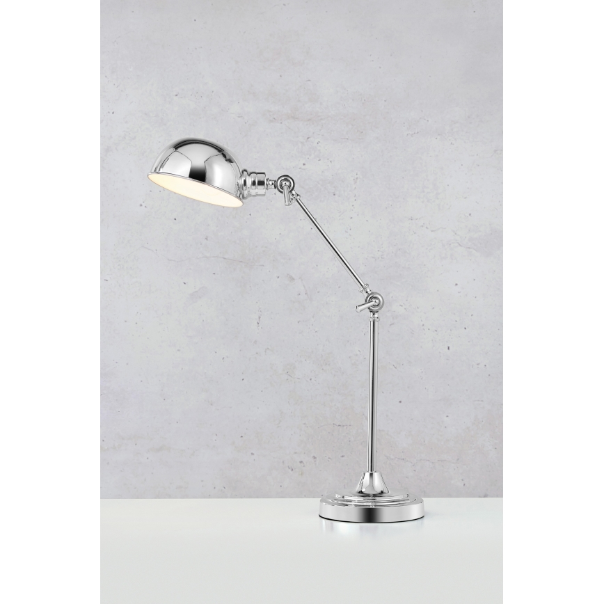 Markslöjd 108583 - Tischlampe PORTLAND 1xE27/40W/230V glänzendes Chrom