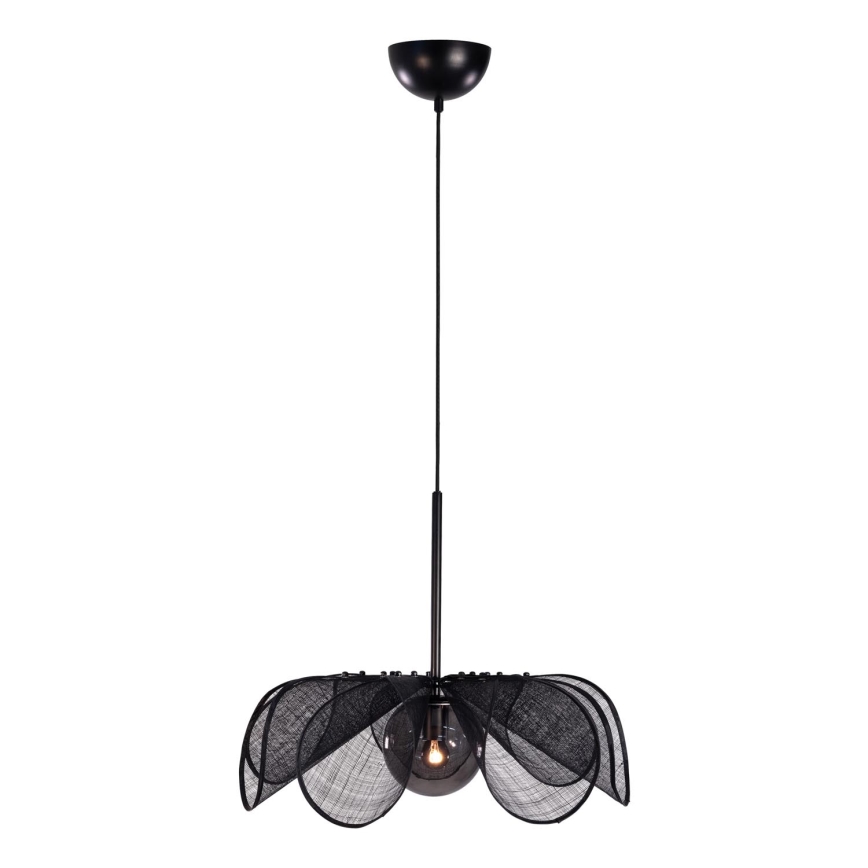 Markslöjd 108660 - Hängeleuchte an Schnur STYRKA 1xE27/40W/230V d 63 cm schwarz